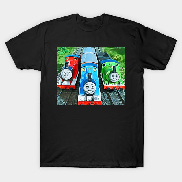 Thomas James & Percy T-Shirt by jsart2020